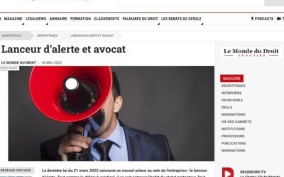 Lanceur d’alerte et avocat